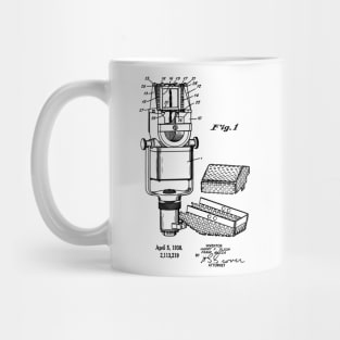 Vintage Microphone Invention Patent 1938 Mug